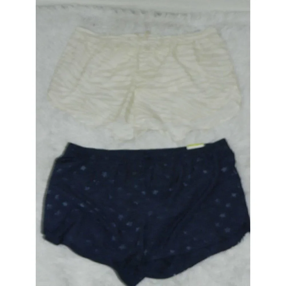 Lot 2‎ Old Navy Active Shorts White Zebra & Blue Stars Running Short  XX-LARGE